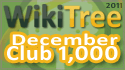 WikiTree Club 1000 December 2011