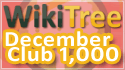 WikiTree Club 1000 December