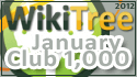 WikiTree Club 1000 January 2012