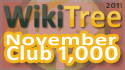 WikiTree Club 1000 November 2011