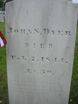 John Small Dyer (1793-1844) Gravestone