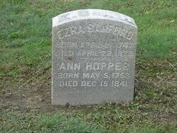 Ezra Sanford & Ann Hopper Sanford Grave