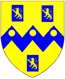 Heraldic arms of the Rolle family