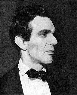 Massey as Abe Lincoln in the play Abe Lincoln in Illinois