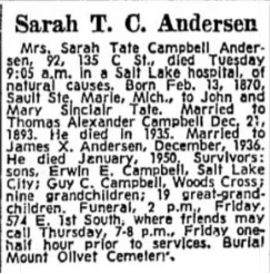 Sarah Andersen Obituary