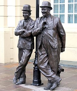 Laurel & Hardy Statue, Ulverston, Cumbria
