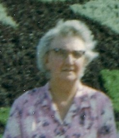 Nellie Sowden - photograph taken while on holiday with relatives