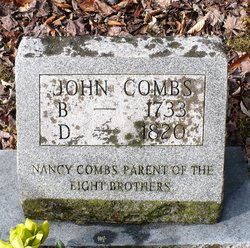 Headstone of John and Nancy Combs