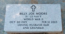 Billy Joe Moore grave marker