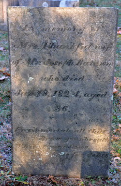 Thankful (Clark) Baldwin (1736-1824) Headstone