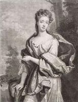 Diana Beauclerk nee De Vere, age 25, by Godfrey Kneller.