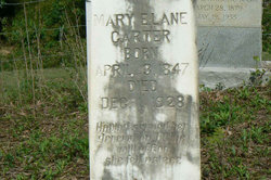 Mary Elane Carter's Stone