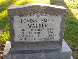 Lovina Smith Grave Marker