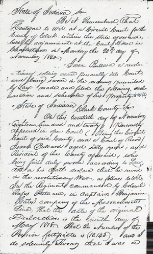 Rev. War Document I