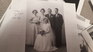 Wedding photo of Edgar Roy and Doris Dupuis