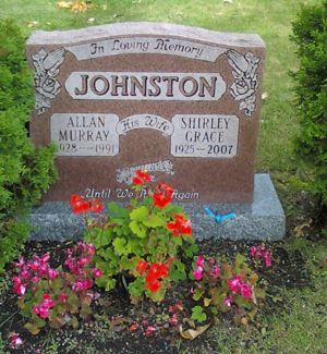 Allan and Shirley Headstone