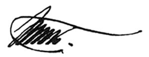 Signature of Gerhard Junk
