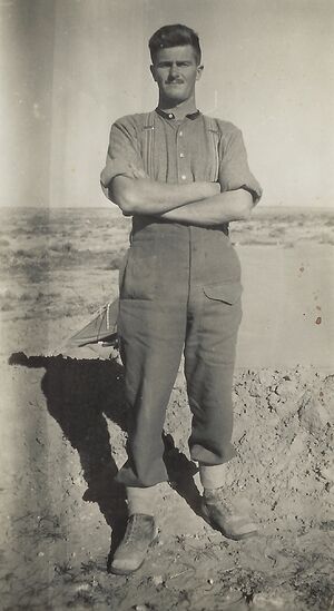 Dave at El Alamein — North Africa WWII