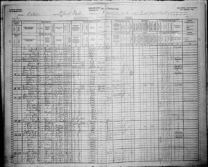 1901 Census of Canada - Peter LaRue - page 2
