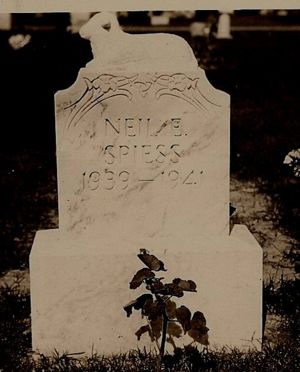 Neil Edwin Spiess headstone