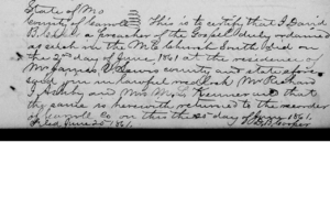 Marriage Record of Margery Lewis to Richard Ashby