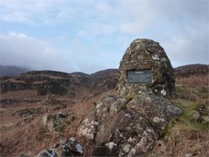 Monument on Isle of Ulva, Scotland