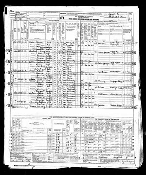 1950 census for Bertie Sexton