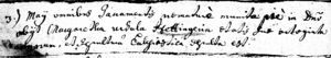 1737 Margaretha Ursula (Vogt) Hettinger Death Record
