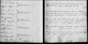 Marriage Record for J.H. Richardson and Nancy Wilson