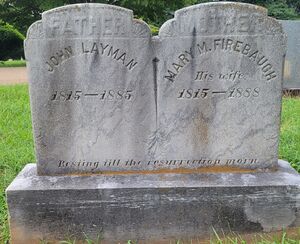 The Grave of John and Mary Layman