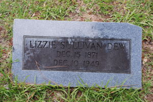Elizabeth M Dew  - Headstone