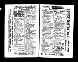 1907 Louisville Directory - Dr. Blaydes