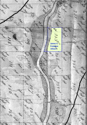 James V. Freeman land on the Flint River