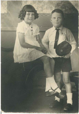 Beryl McNamara Age 14 Bryan McNamara Age 11 1938