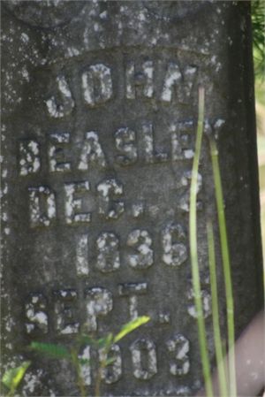 John Beasley Headstone