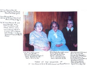Three Morel de Guiramand Sisters