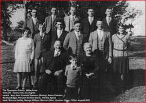 Aaron Pearson 1869-1942, Agnes 1875-1953(Preston) Thompson & Family