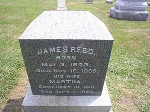 James & Martha Reed Headstone