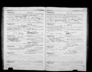 Marriage Record (upper left side)