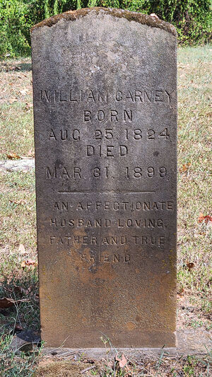 William Carney headstone