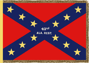 42nd Alabama Infantry Regiment Flag