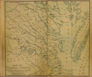 Virginia Colony Map