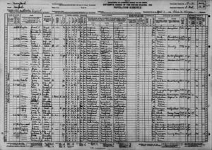 Earnest & Fannie Sexton 1930 Census