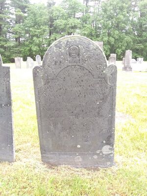 Sarah (Lakin) Woods grave marker