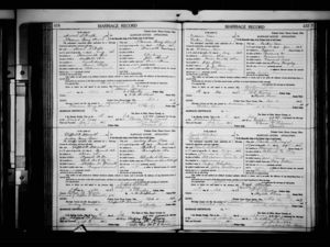 Clifford & Audrey Merrill Marriage Record