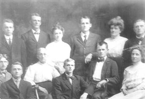 Mary Claricy Woodward and family
