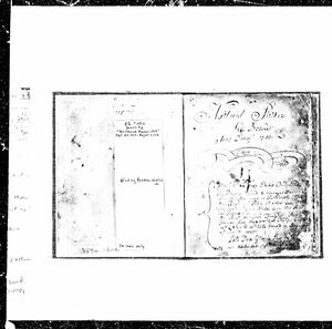 The Church Booke - 1707