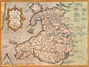 Earliest Known Map of Wales