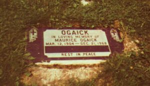 Maurice Ogaick death marker
