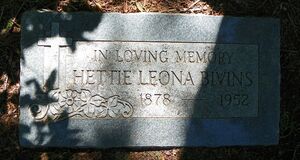 Hettie Leona Bivins Headstone